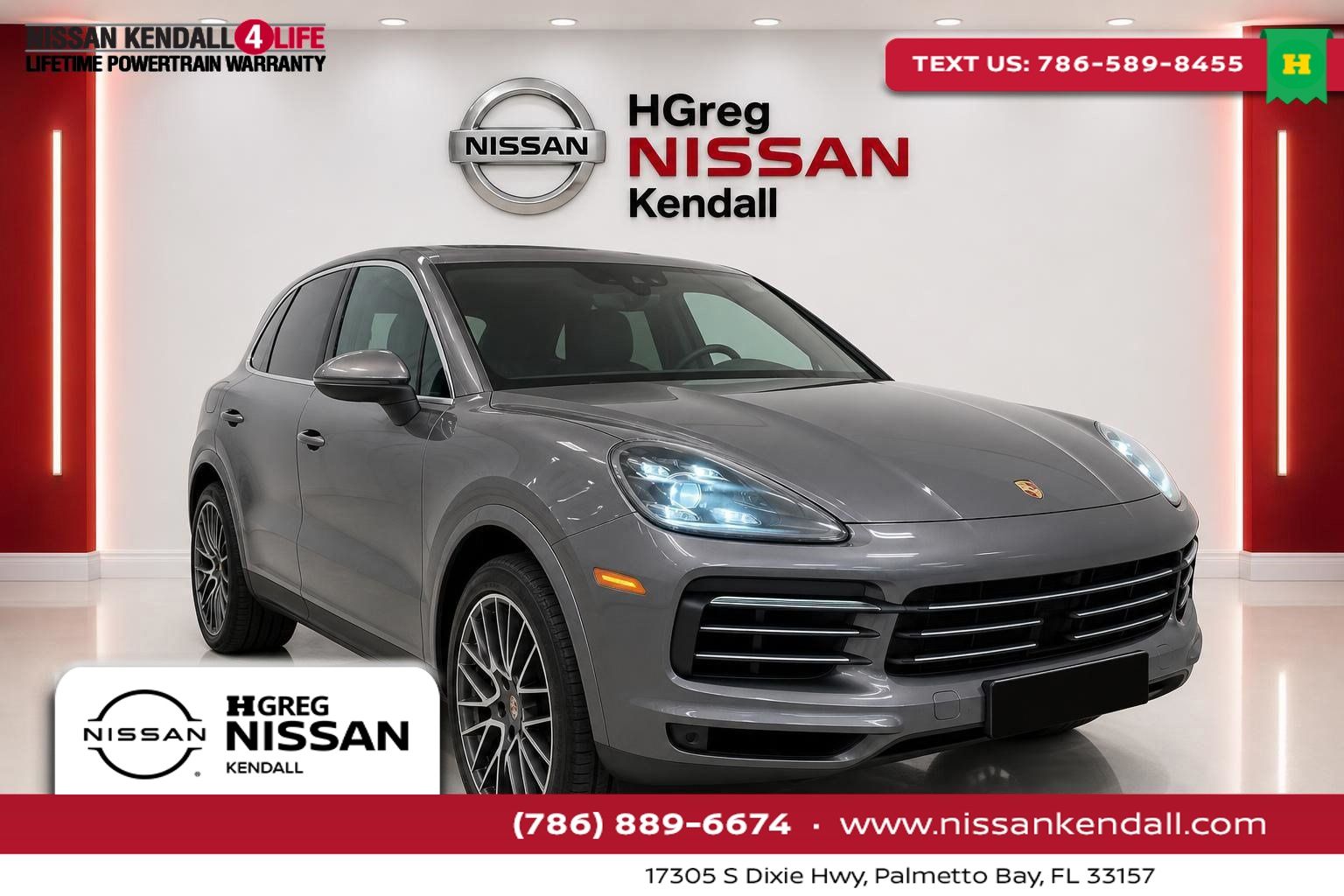 Gray 2019 Porsche Cayenne SUV / Crossover All-Wheel Drive 8-Speed Automatic