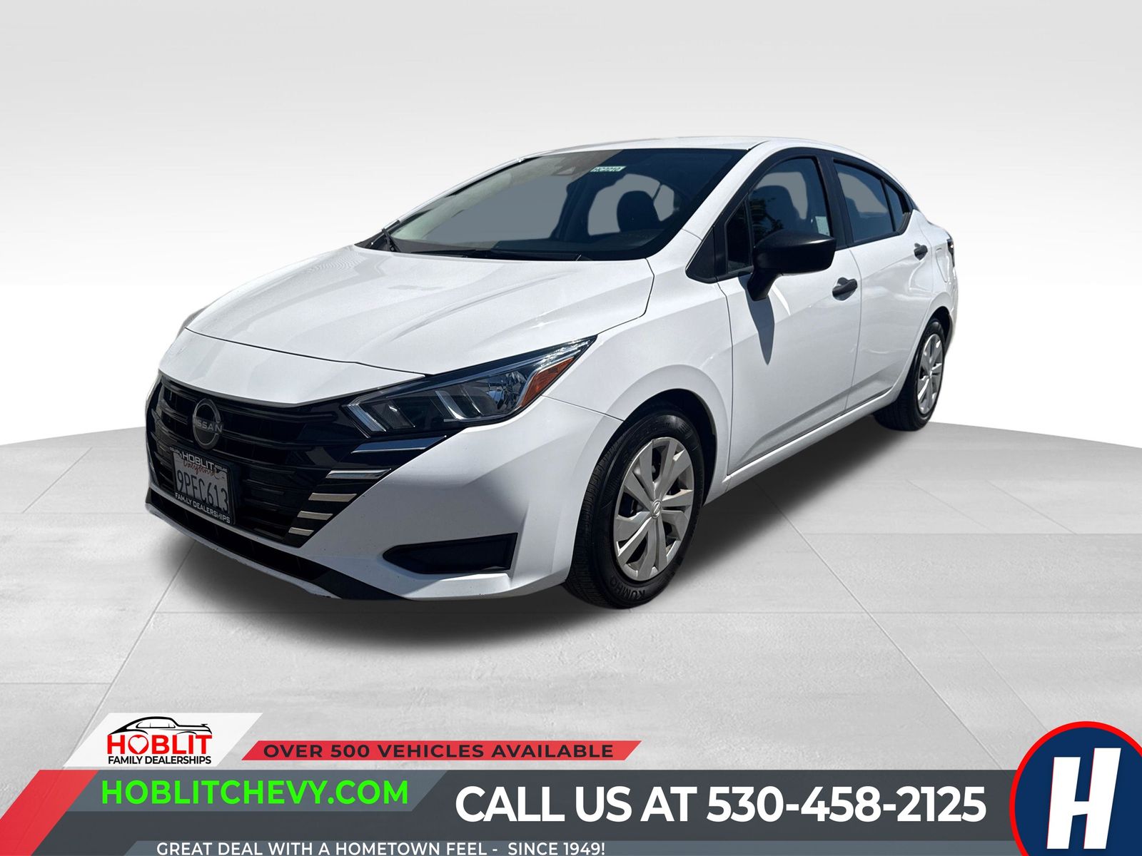 White (Fresh Powder) 2023 Nissan Versa Sedan Front-Wheel Drive Continuously Variable Transmission