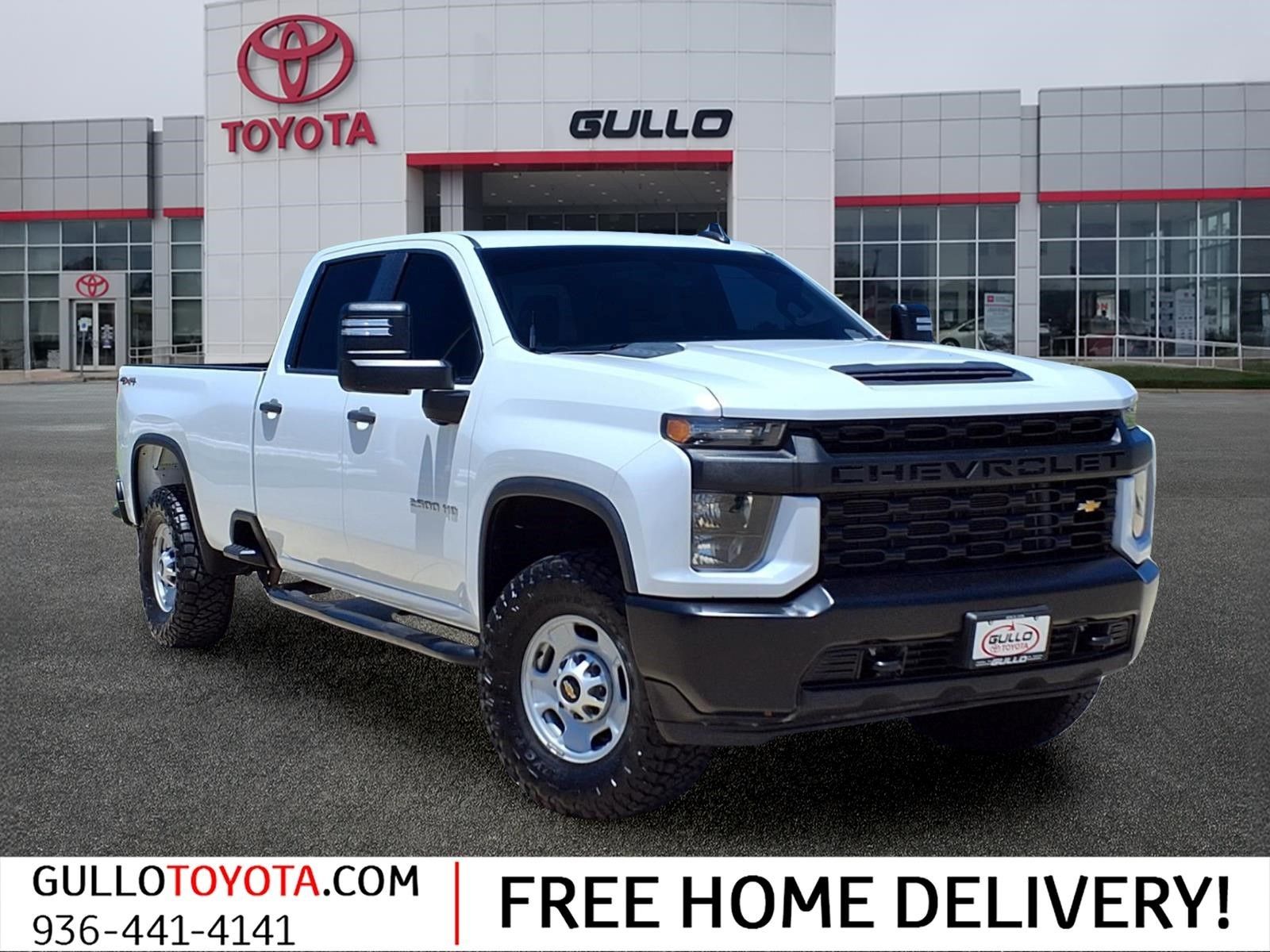 2023 Chevrolet Silverado 2500HD Work Truck White at Wharton Chevrolet GMC