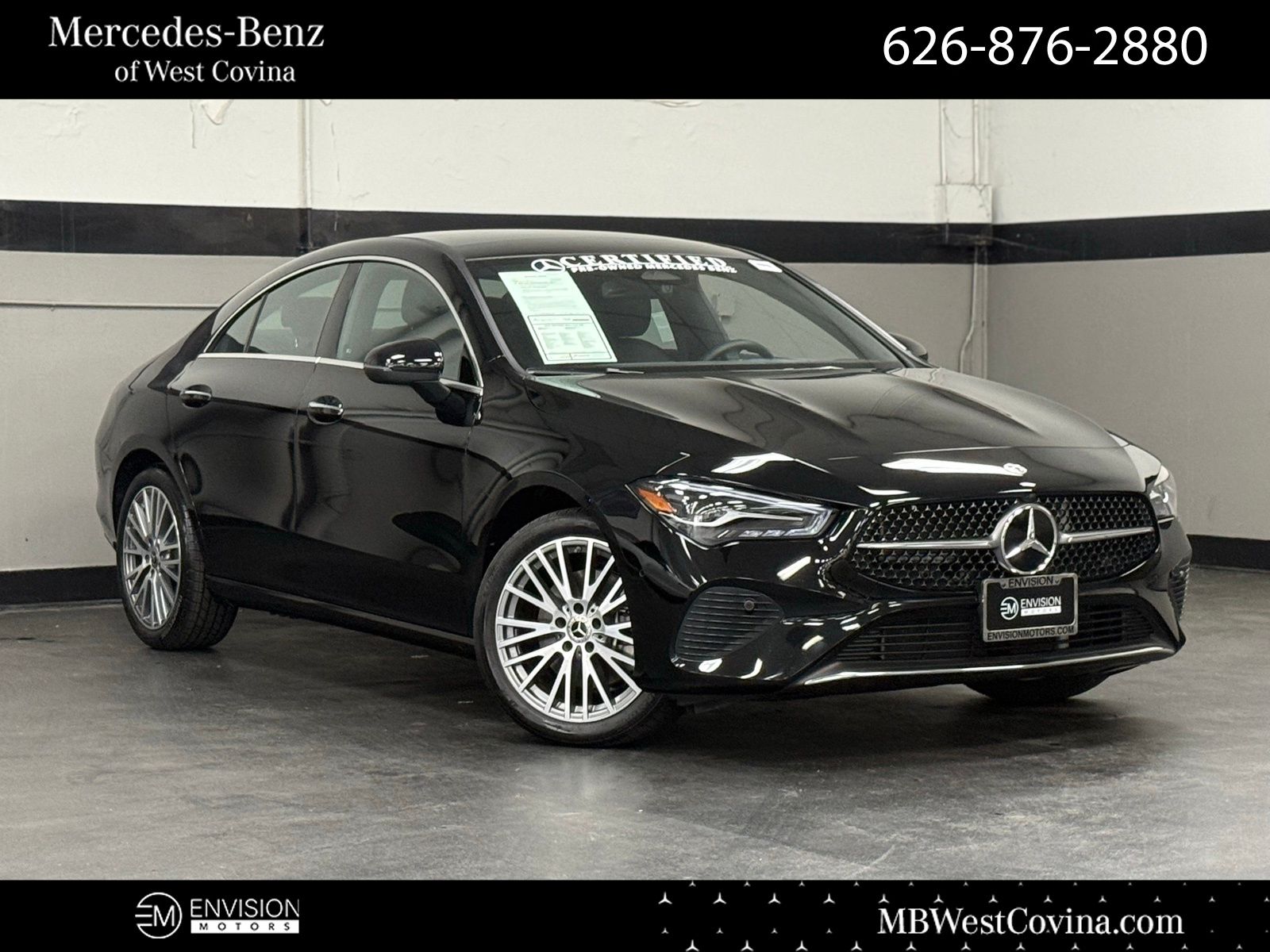 Night Black 2026 Mercedes-Benz CLA 250 4MATIC Coupe All-Wheel Drive 8-Speed Dual Clutch