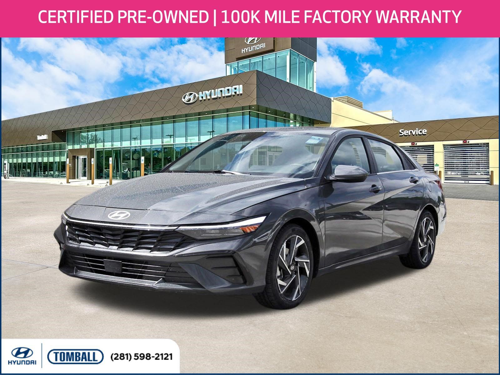 Ecotronic Gray 2025 Hyundai Elantra Sedan Front-Wheel Drive Continuously Variable Transmission