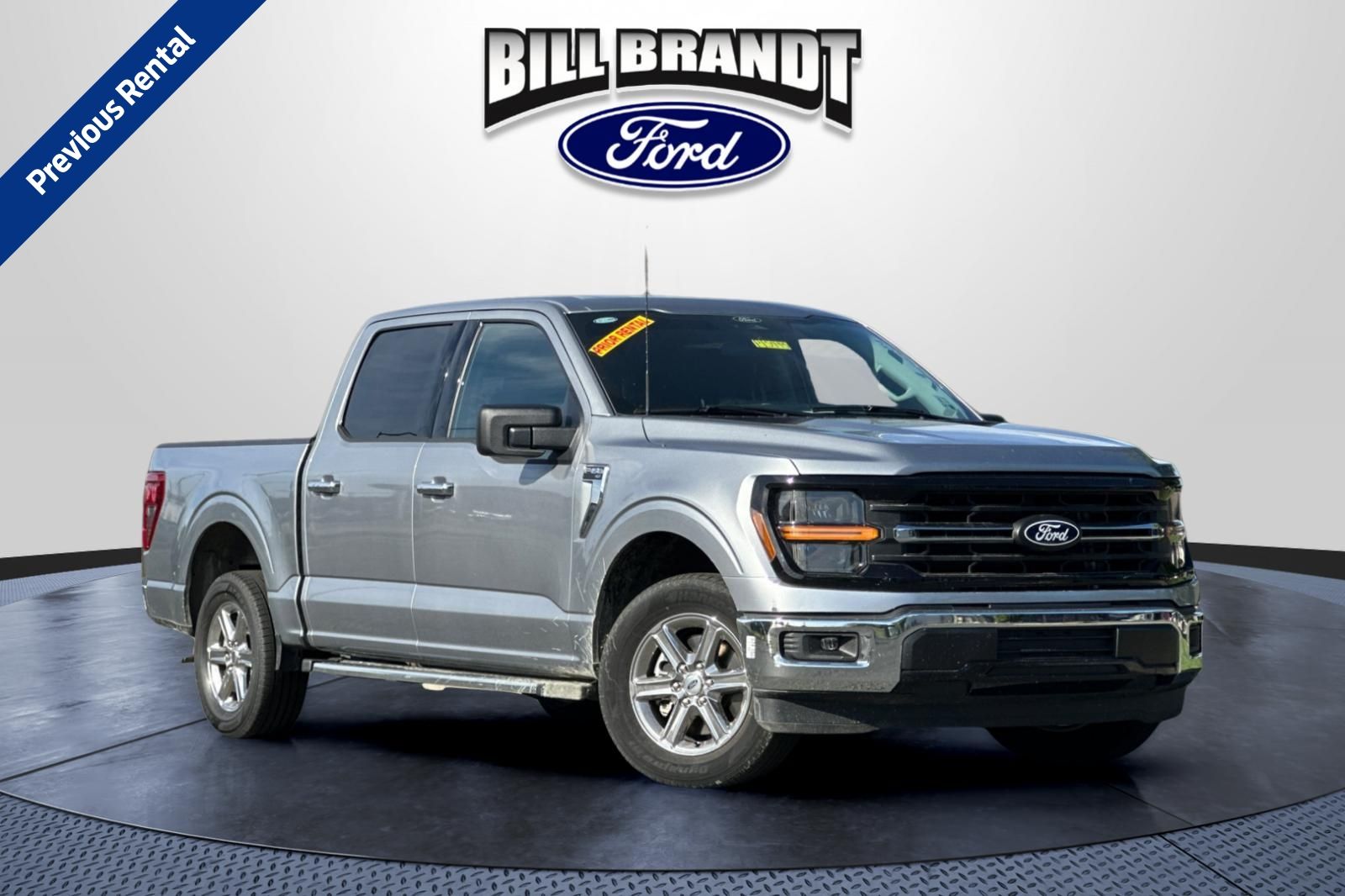 Iconic Silver Metallic 2025 Ford F-150 XLT SuperCrew RWD Pickup Truck 4X2 Automatic