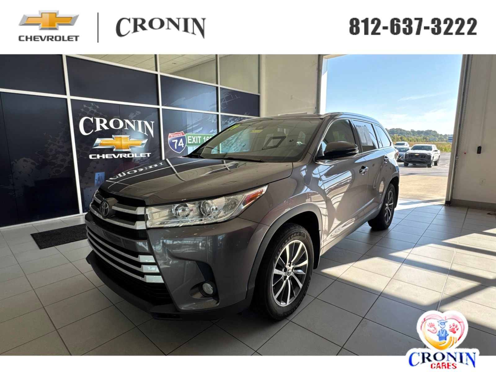 Predawn Gray Mica 2019 Toyota Highlander SUV / Crossover All-Wheel Drive 8-Speed Automatic