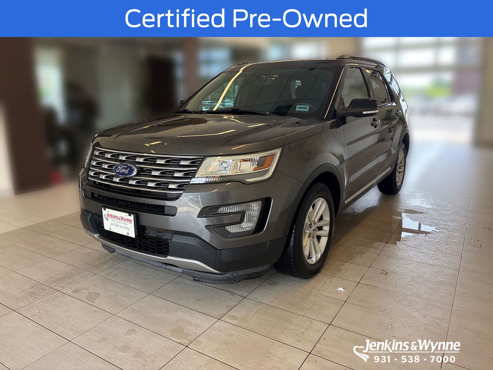 Gray (Magnetic Metallic) 2017 Ford Explorer XLT SUV / Crossover Front-Wheel Drive 6-Speed Automatic