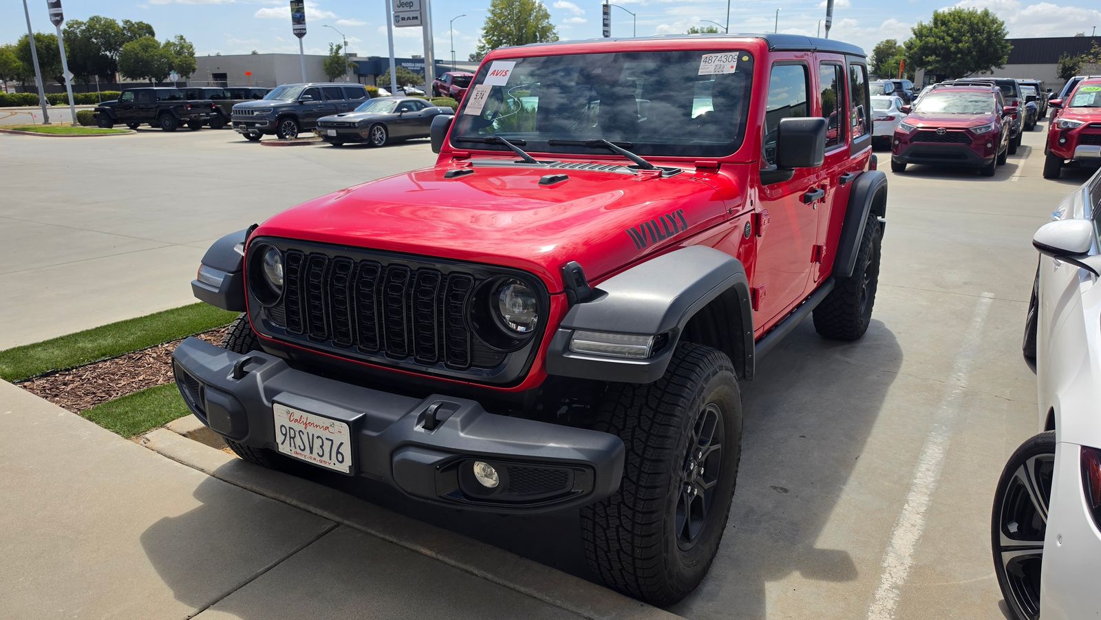 Firecracker Red Clearcoat 2025 Jeep Wrangler SUV / Crossover Four-Wheel Drive 8-Speed Automatic
