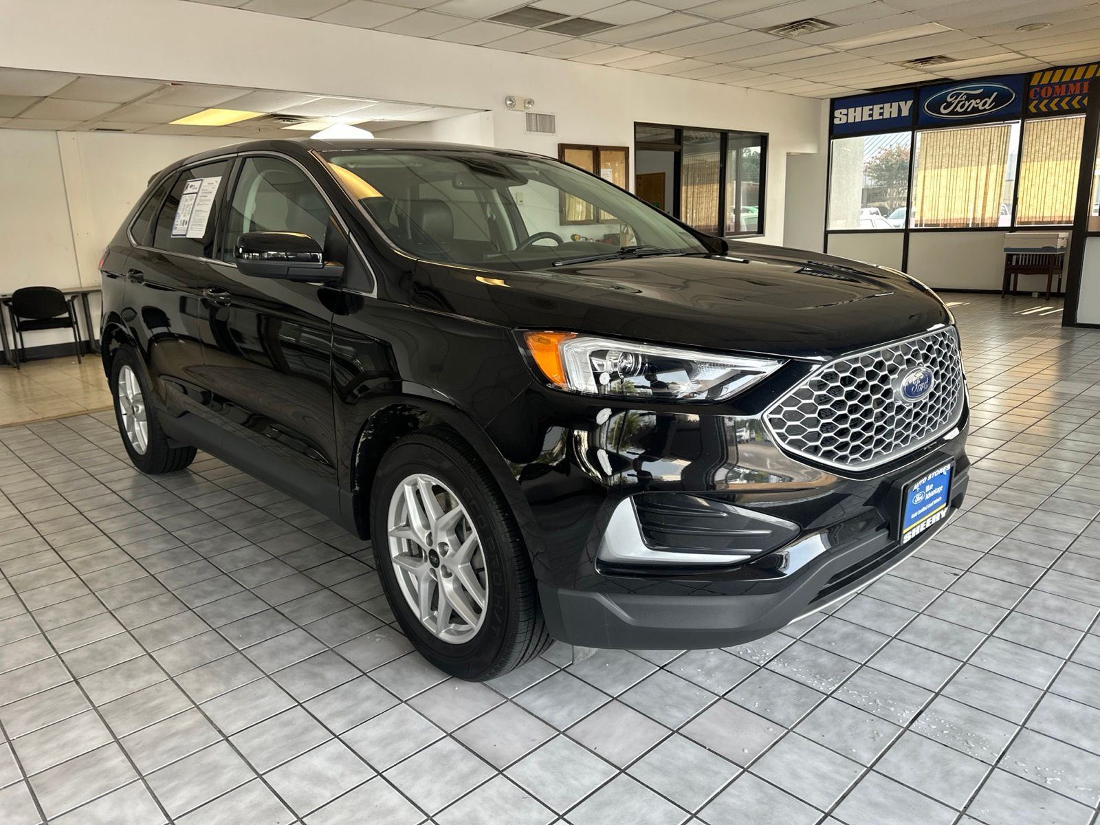 Agate Black Metallic 2024 Ford Edge SUV / Crossover All-Wheel Drive 8-Speed Automatic