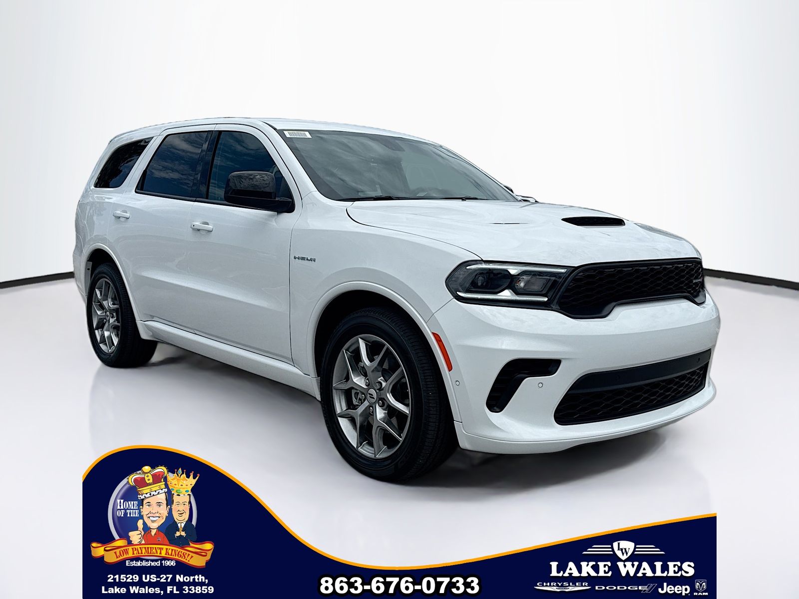 White Knuckle Clearcoat 2026 Dodge Durango GT HEMI AWD SUV / Crossover All-Wheel Drive 8-Speed Automatic
