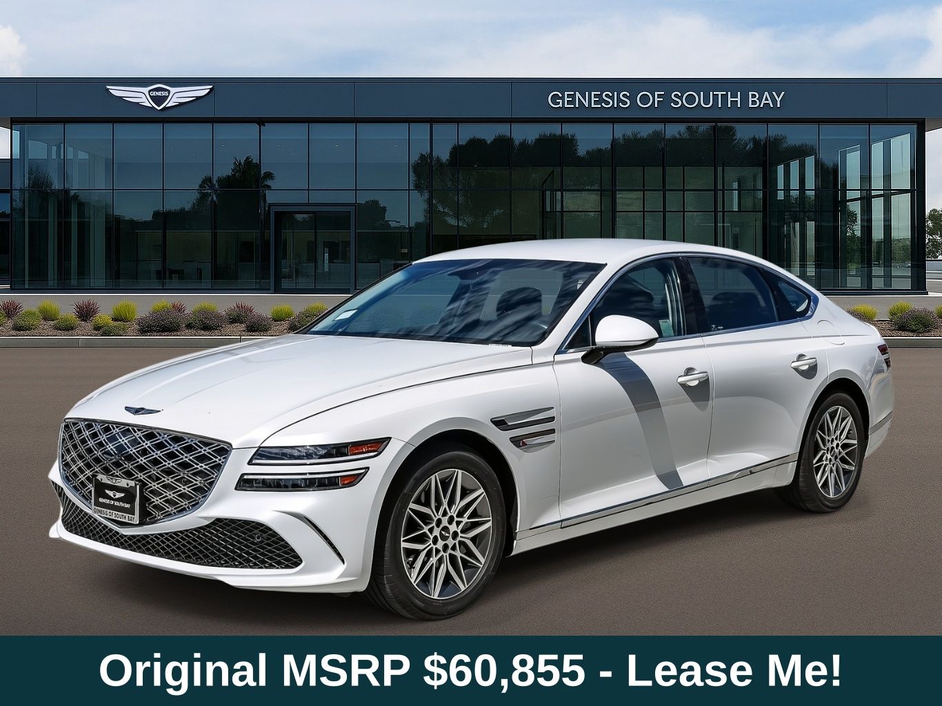 Uyuni White 2026 Genesis G80 Sedan All-Wheel Drive 8-Speed Automatic