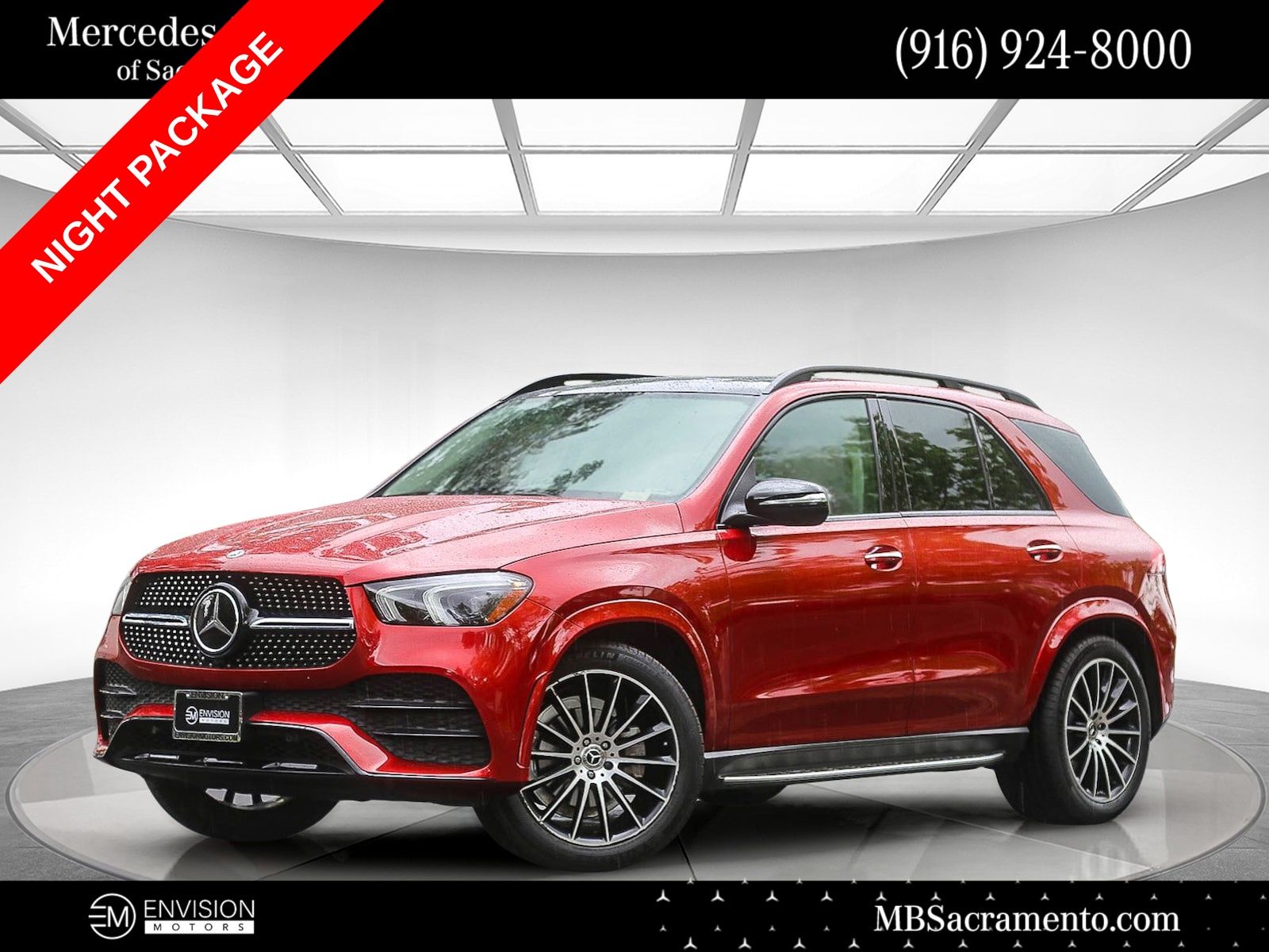 MANUFAKTUR Cardinal Red Metallic 2022 Mercedes-Benz GLE 350 4MATIC SUV / Crossover All-Wheel Drive 9-Speed Automatic