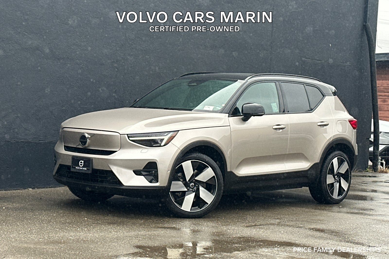 Bright Dusk Metallic 2023 Volvo XC40 Recharge SUV / Crossover All-Wheel Drive 1-Speed Automatic