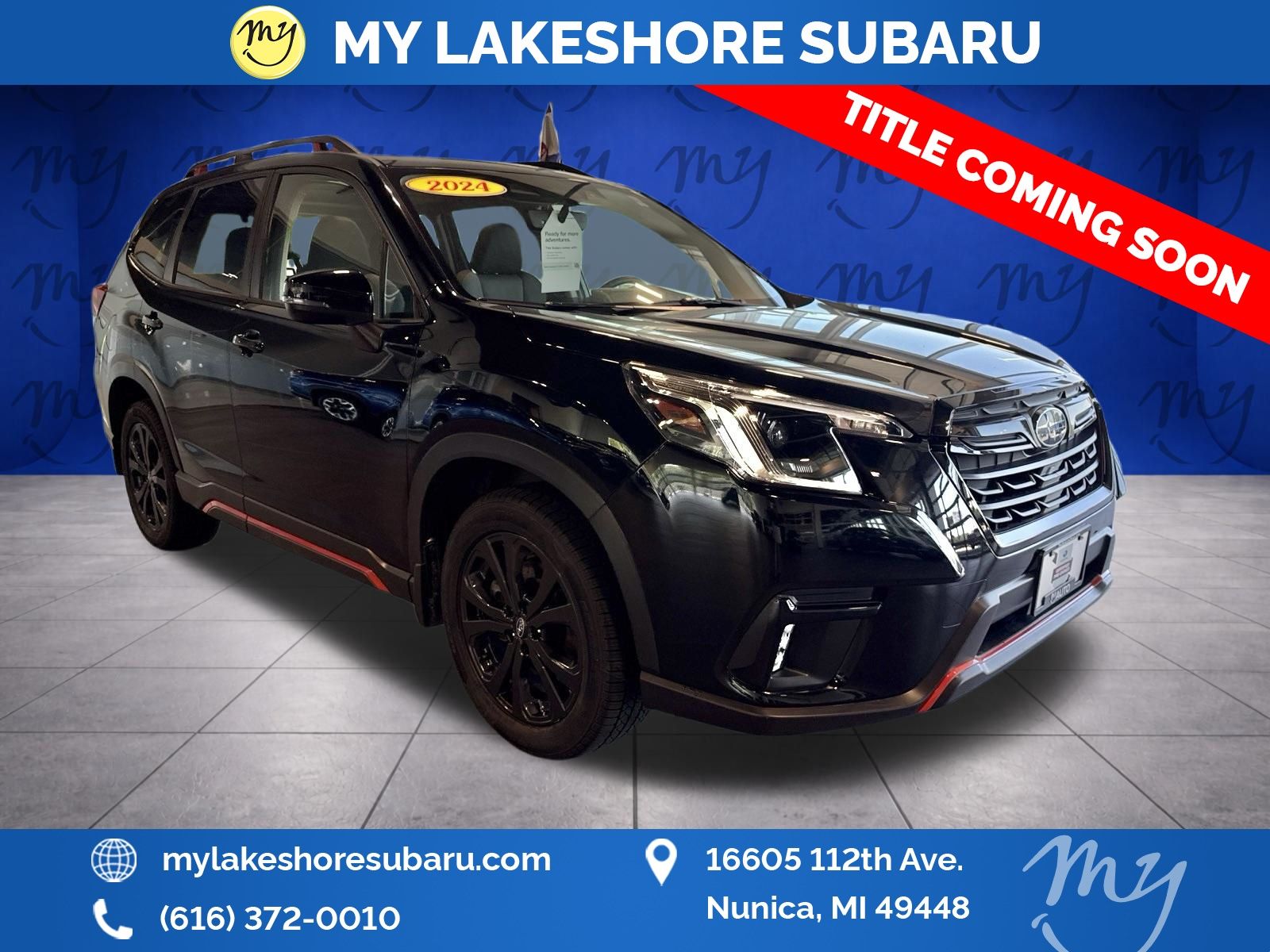 Crystal Black Silica 2024 Subaru Forester SUV / Crossover All-Wheel Drive Continuously Variable Transmission