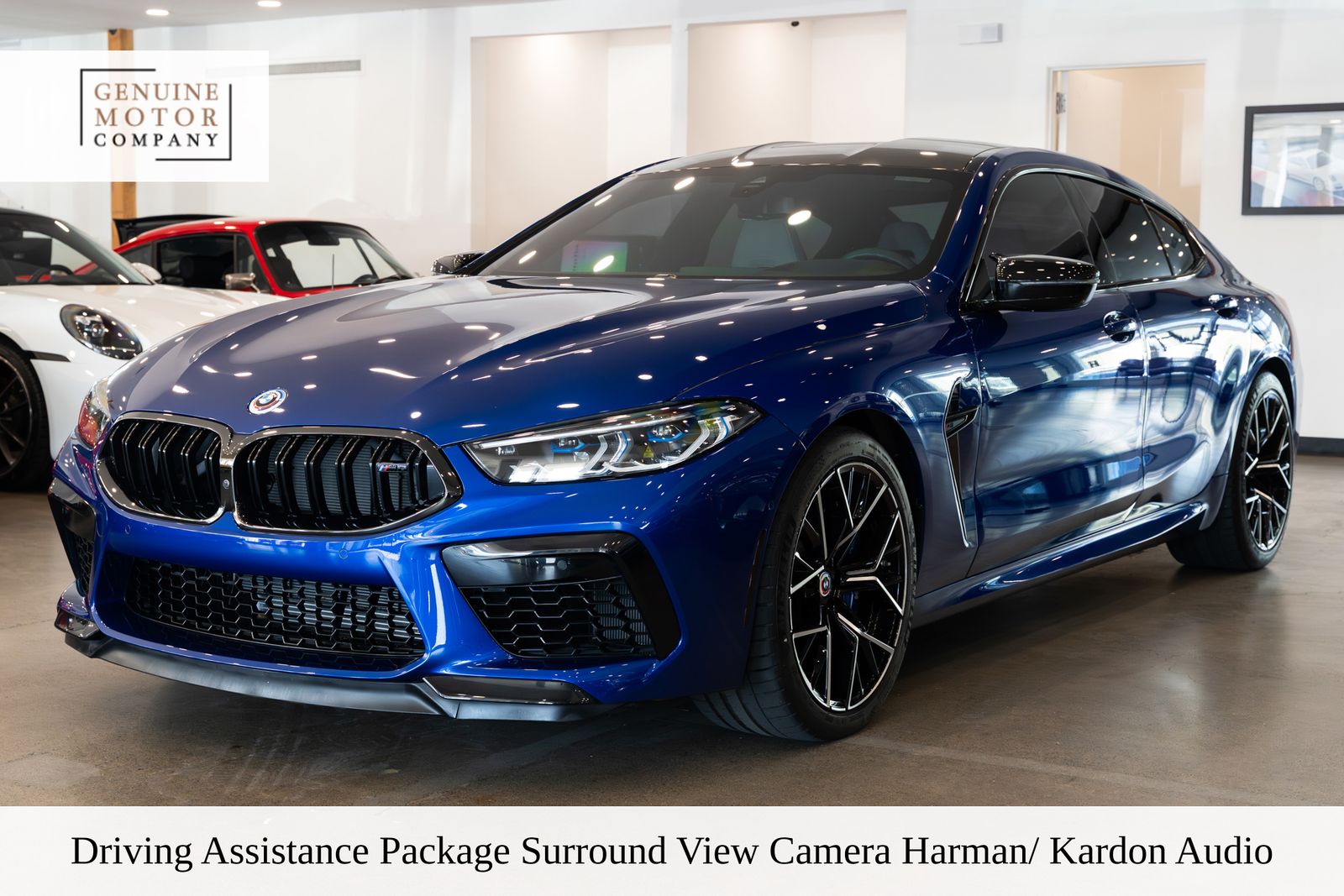 Marina Bay Blue Metallic 2023 BMW M8 Sedan All-Wheel Drive 8-Speed Automatic