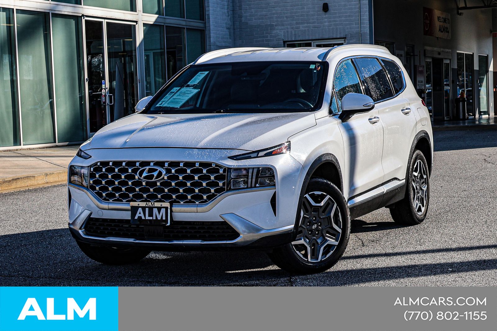 Quartz White 2022 Hyundai Santa Fe Hybrid Plug-In SEL Convenience AWD SUV / Crossover All-Wheel Drive 6-Speed Automatic