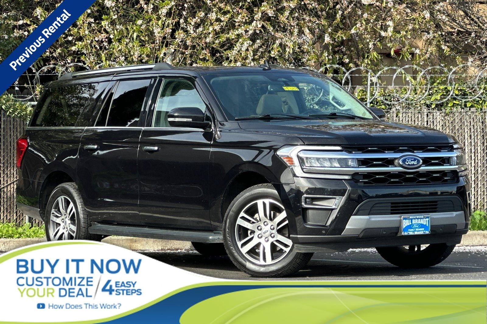 Black Metallic 2024 Ford Expedition MAX Limited 4WD SUV / Crossover Four-Wheel Drive Automatic