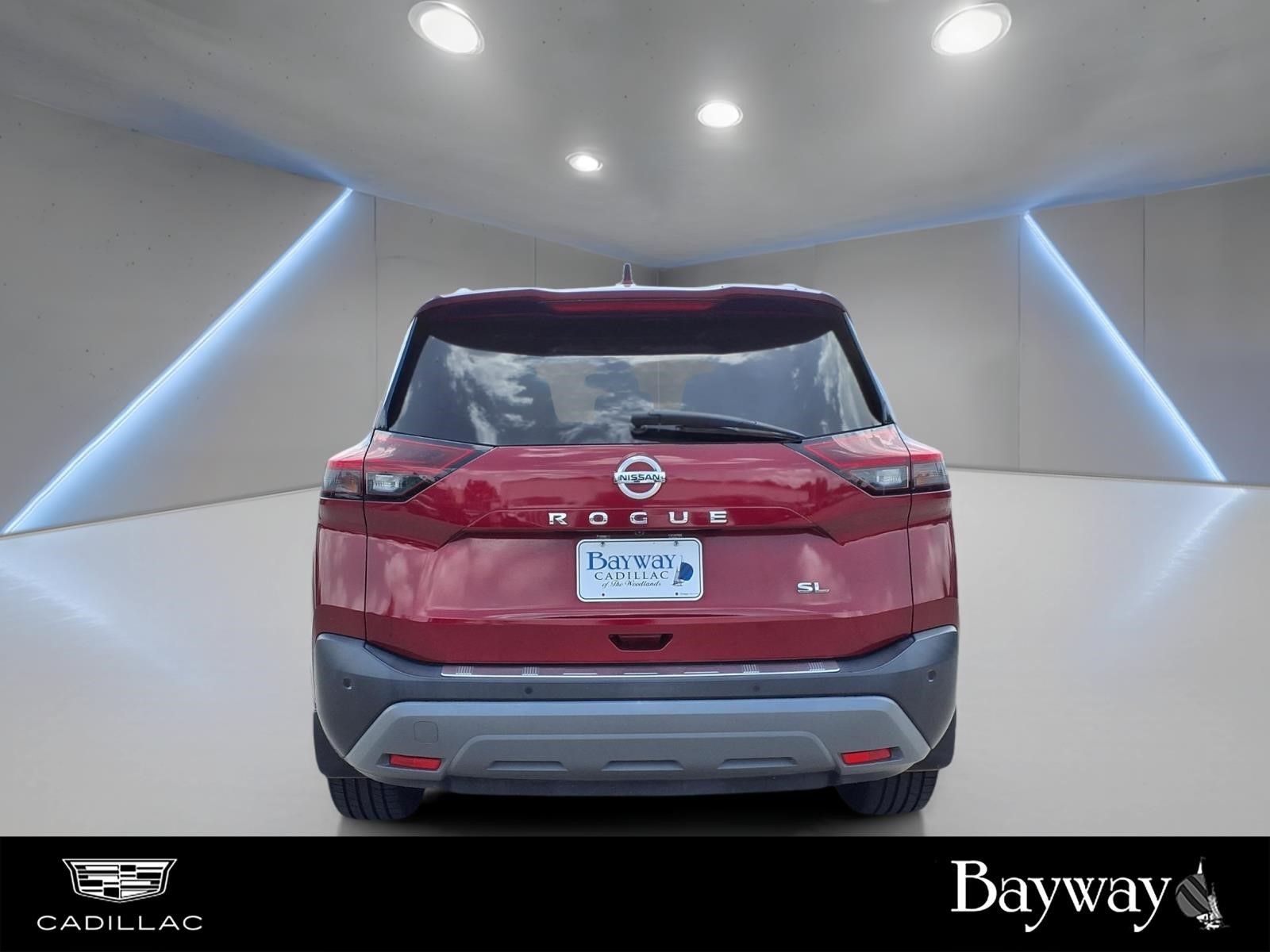 2021 Nissan Rogue SL Red at Central Houston Nissan