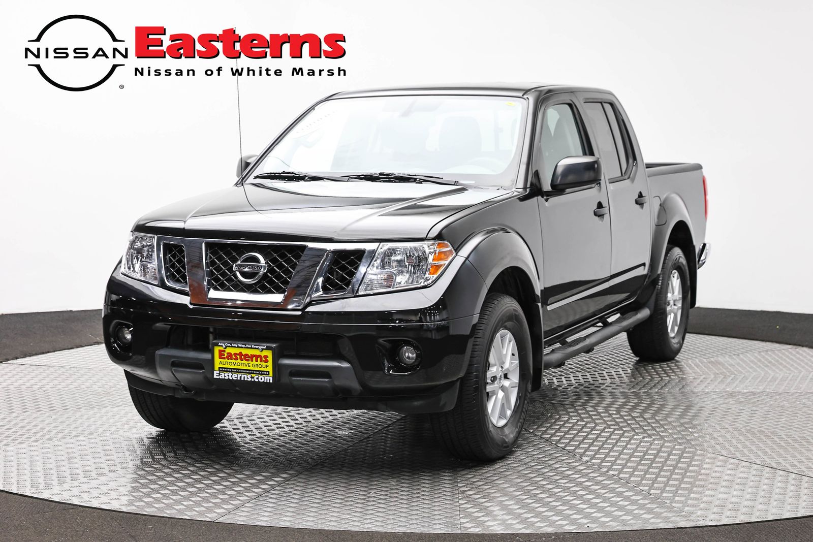 Gray (Magnetic Black Pearl) 2021 Nissan Frontier Pickup Truck Four-Wheel Drive 9-Speed Automatic