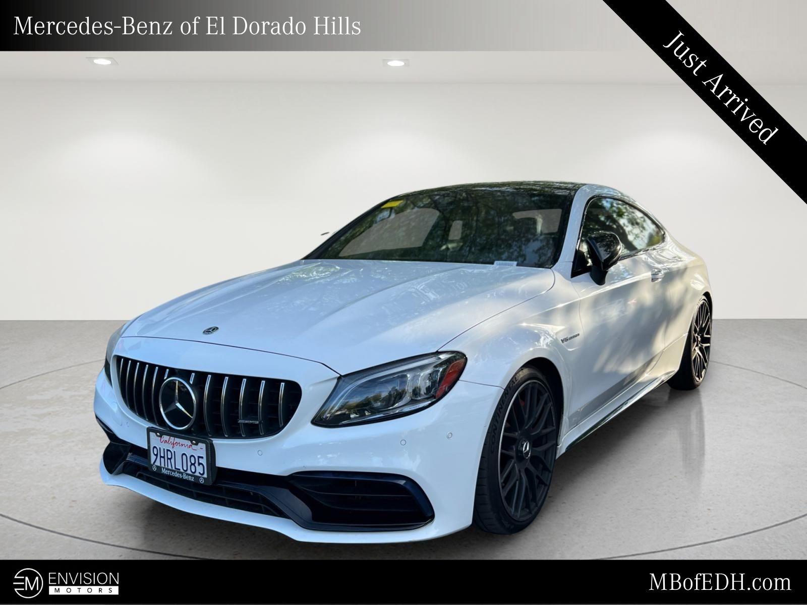 Polar White 2020 Mercedes-Benz C-Class Coupe Rear-Wheel Drive 9-Speed Automatic
