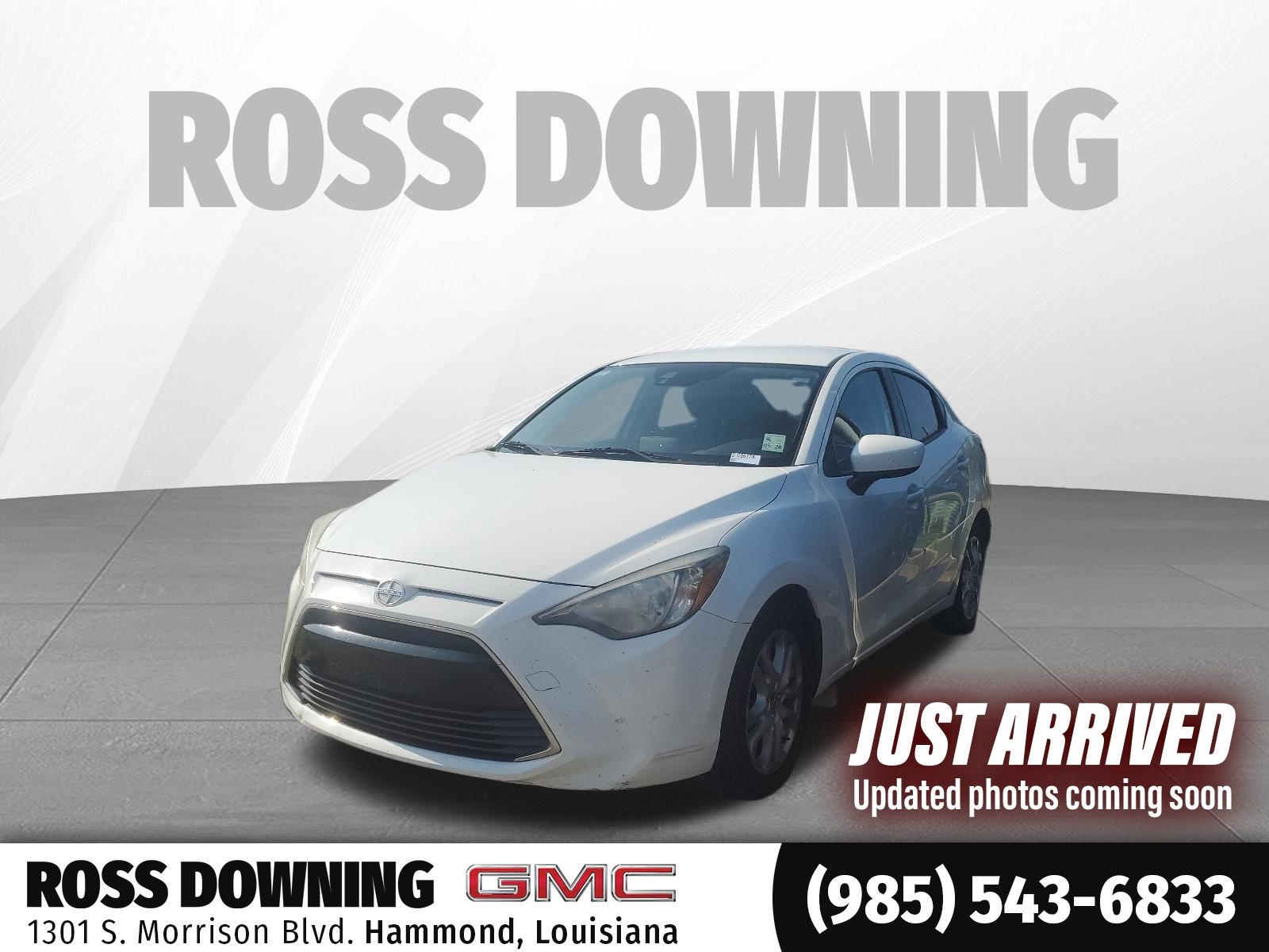 White 2016 Scion iA Base Sedan Front-Wheel Drive 6-Speed Automatic