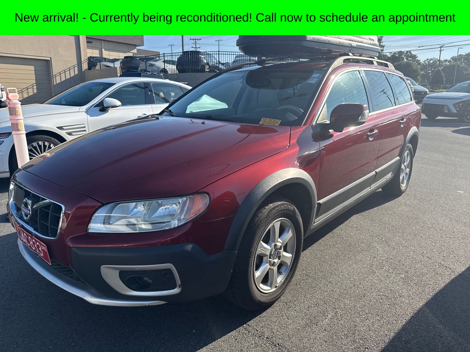 Red 2011 Volvo XC70 Wagon Front-Wheel Drive 6-Speed Automatic