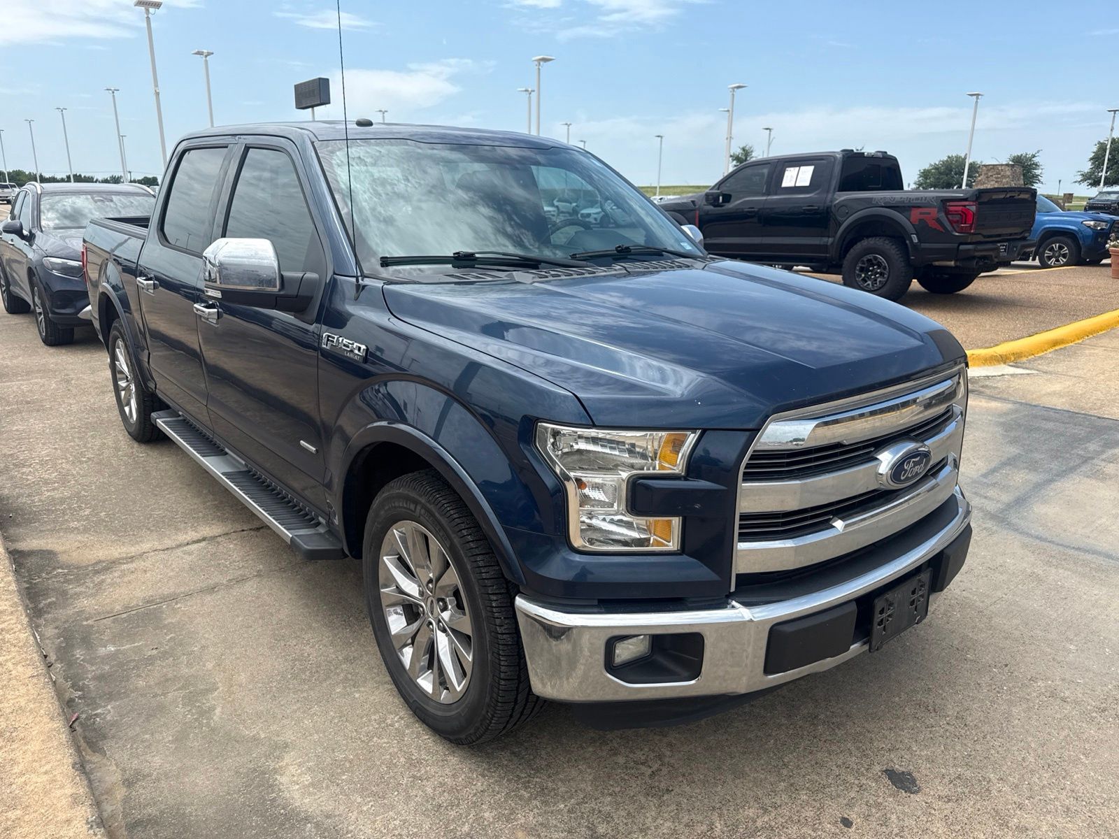 Blue 2016 Ford F-150 Pickup Truck 4X2 6-Speed Automatic