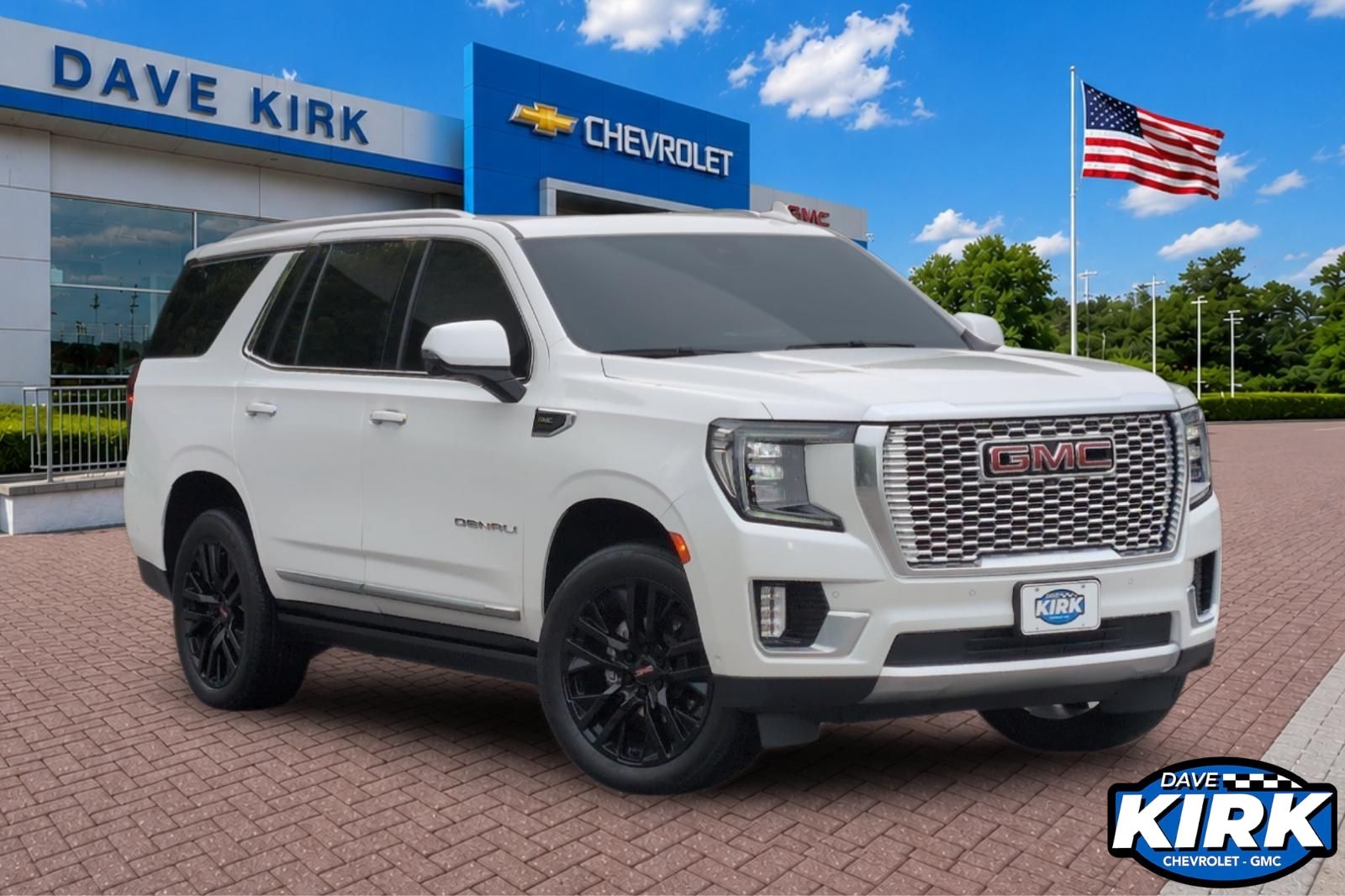 White Frost 2023 GMC Yukon SUV / Crossover Four-Wheel Drive 