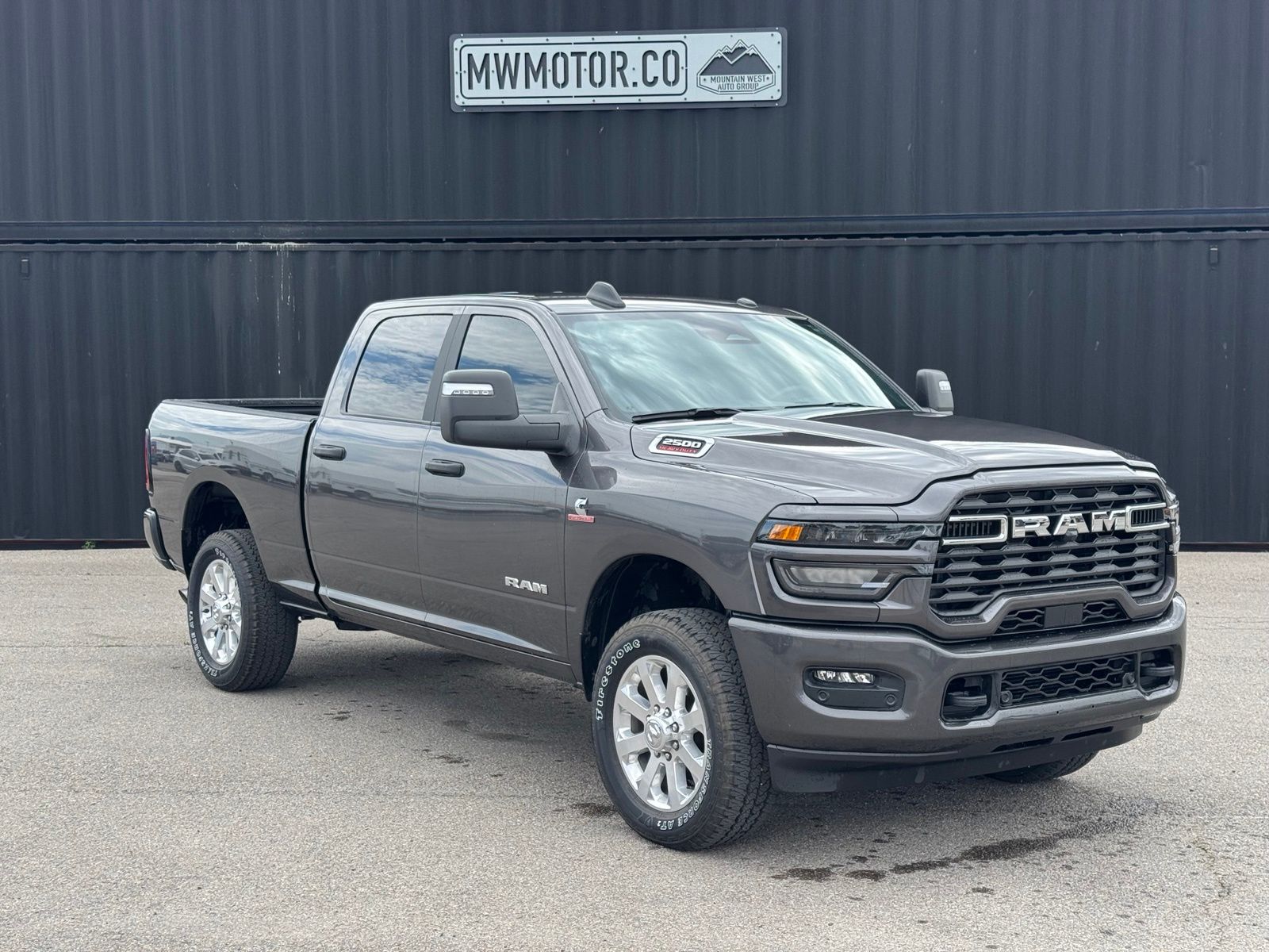Gray (Granite Crystal Metallic Clearcoat) 2025 RAM 2500 Pickup Truck Four-Wheel Drive 8-Speed Automatic