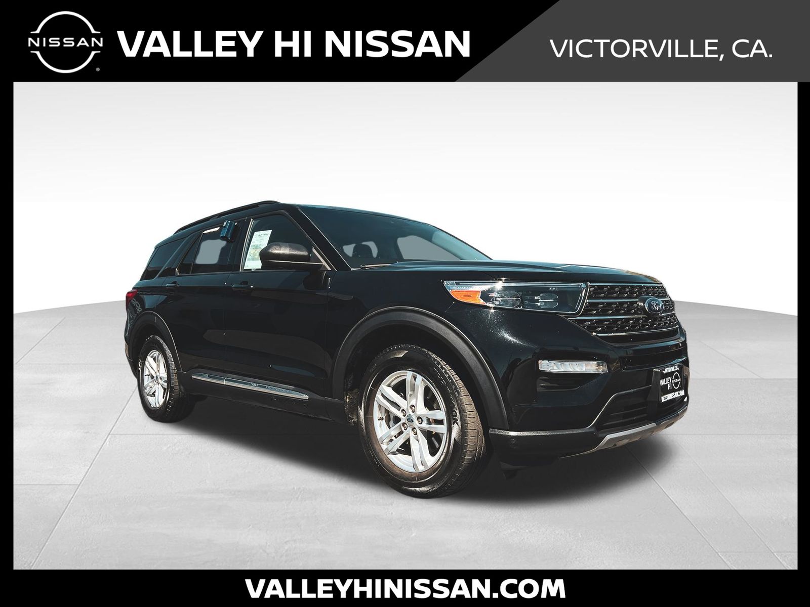 Black Metallic 2023 Ford Explorer XLT RWD SUV / Crossover Rear-Wheel Drive Automatic