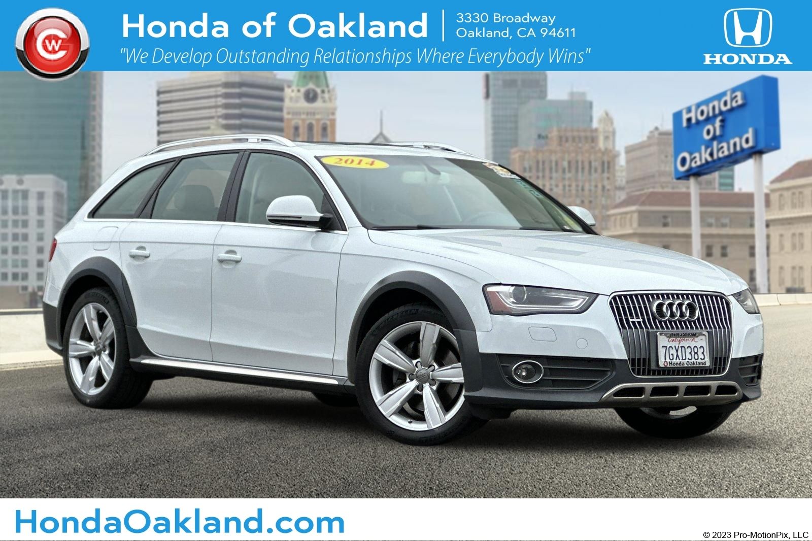 Glacier White Metallic 2014 Audi A4 Allroad Wagon All-Wheel Drive 8-Speed Automatic