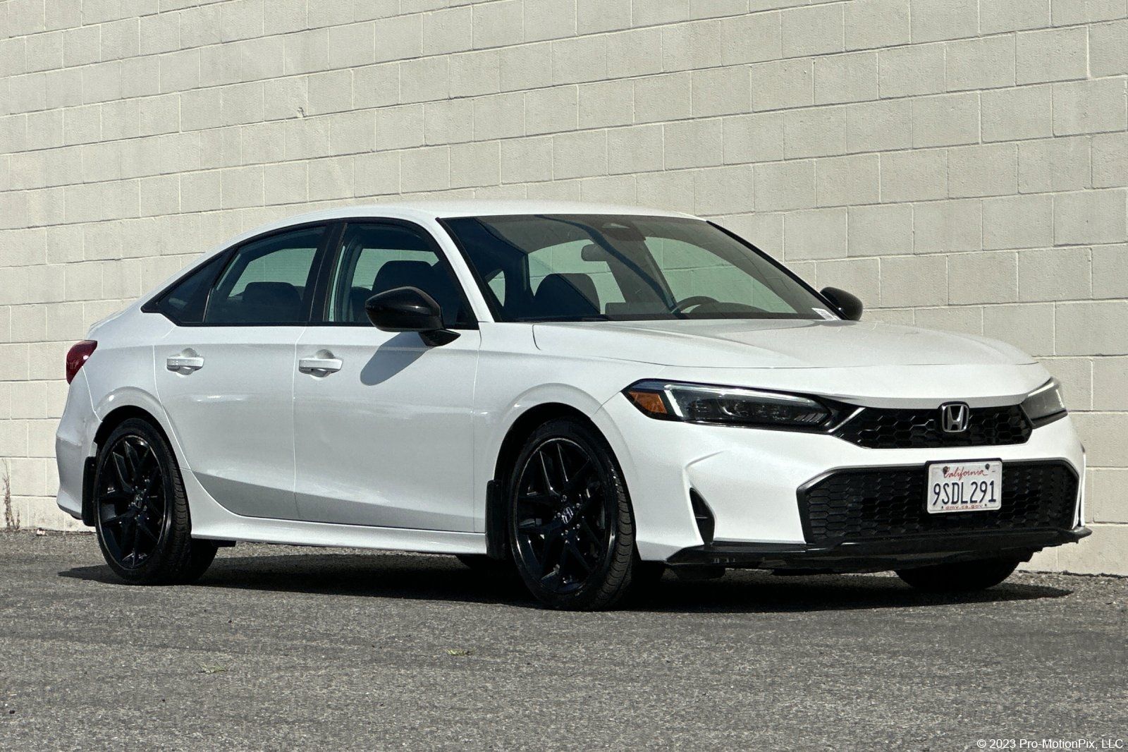 White 2025 Honda Civic Sedan Front-Wheel Drive Continuously Variable Transmission