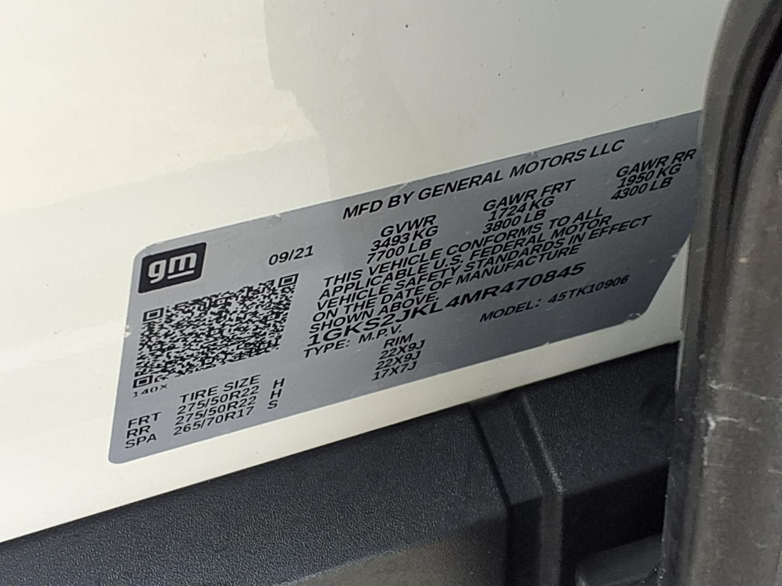 2021 GMC Yukon XL Denali White at Toyota of Victoria