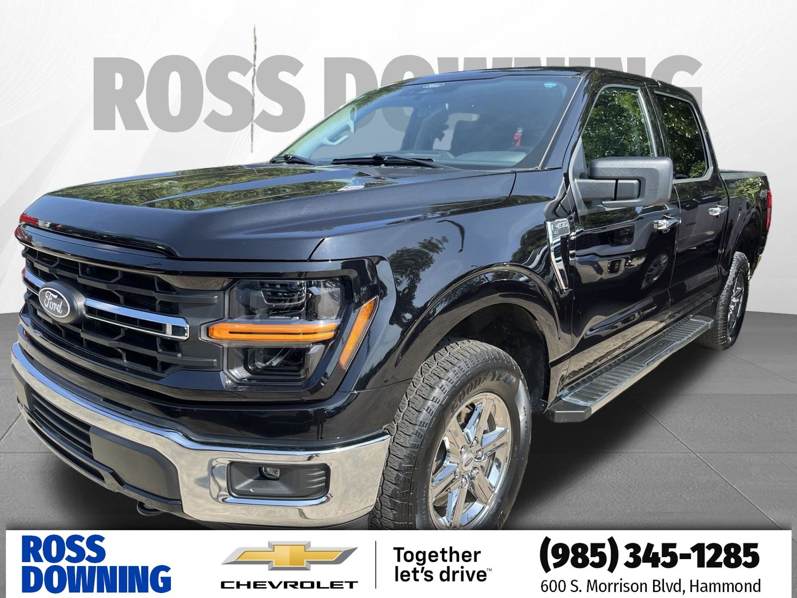 2025 Ford F-150 XLT Black at Ross Downing Buick GMC