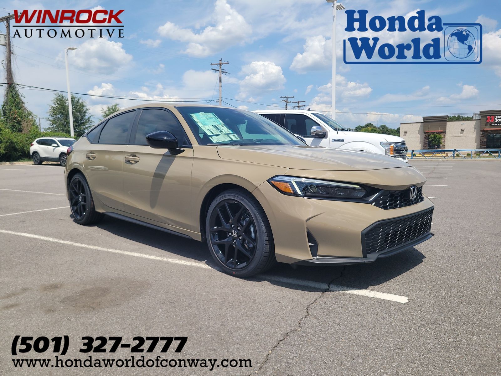 Sand Dune Pearl 2026 Honda Civic Hatchback Hatchback Front-Wheel Drive Continuously Variable Transmission