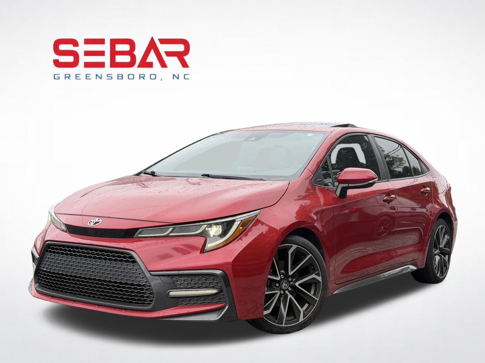 Barcelona Red Metallic 2020 Toyota Corolla Sedan Front-Wheel Drive Continuously Variable Transmission