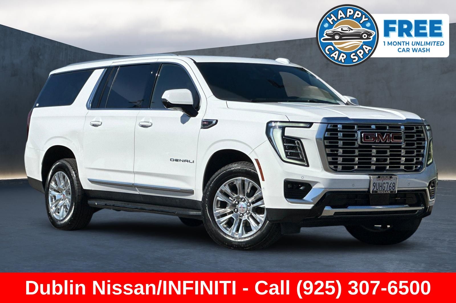 Summit White 2025 GMC Yukon XL Denali 4WD SUV / Crossover Four-Wheel Drive