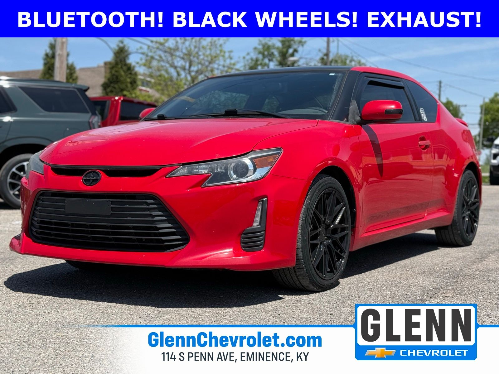 Absolutely Red 2015 Scion tC Base Coupe Front-Wheel Drive 6-Speed Automatic
