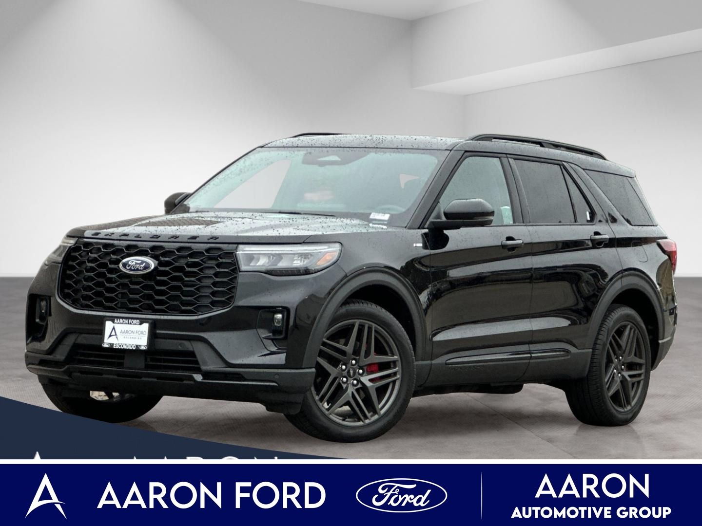 Black Metallic 2025 Ford Explorer SUV / Crossover All-Wheel Drive Automatic