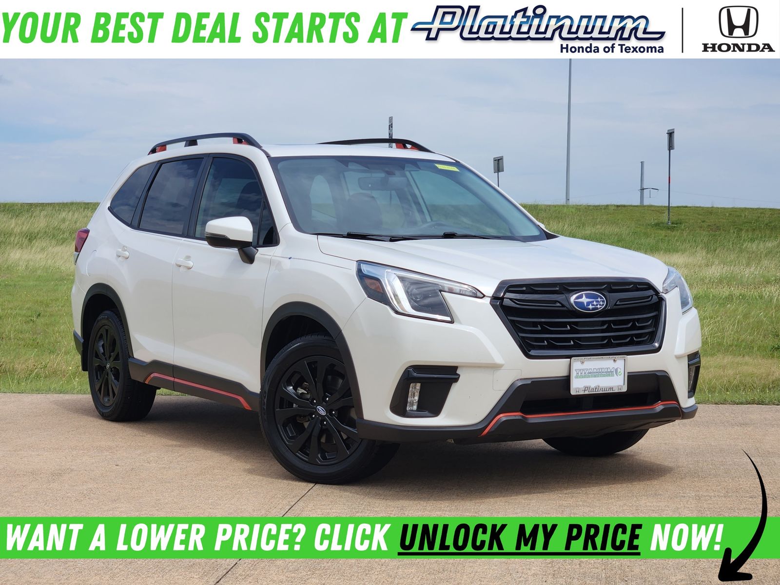 Crystal White Pearl 2024 Subaru Forester SUV / Crossover All-Wheel Drive Continuously Variable Transmission