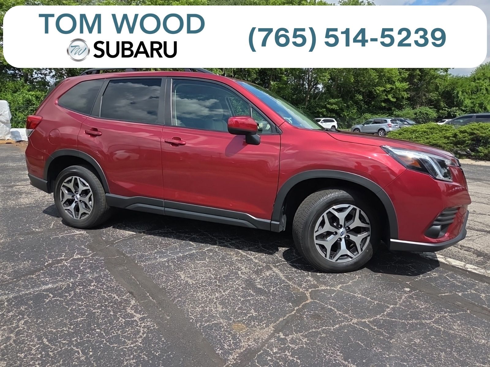 Crimson Red Pearl 2024 Subaru Forester SUV / Crossover All-Wheel Drive Continuously Variable Transmission