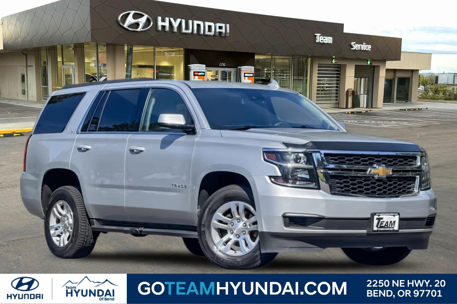 Silver Ice Metallic 2020 Chevrolet Tahoe SUV / Crossover Four-Wheel Drive 6-Speed Automatic Overdrive
