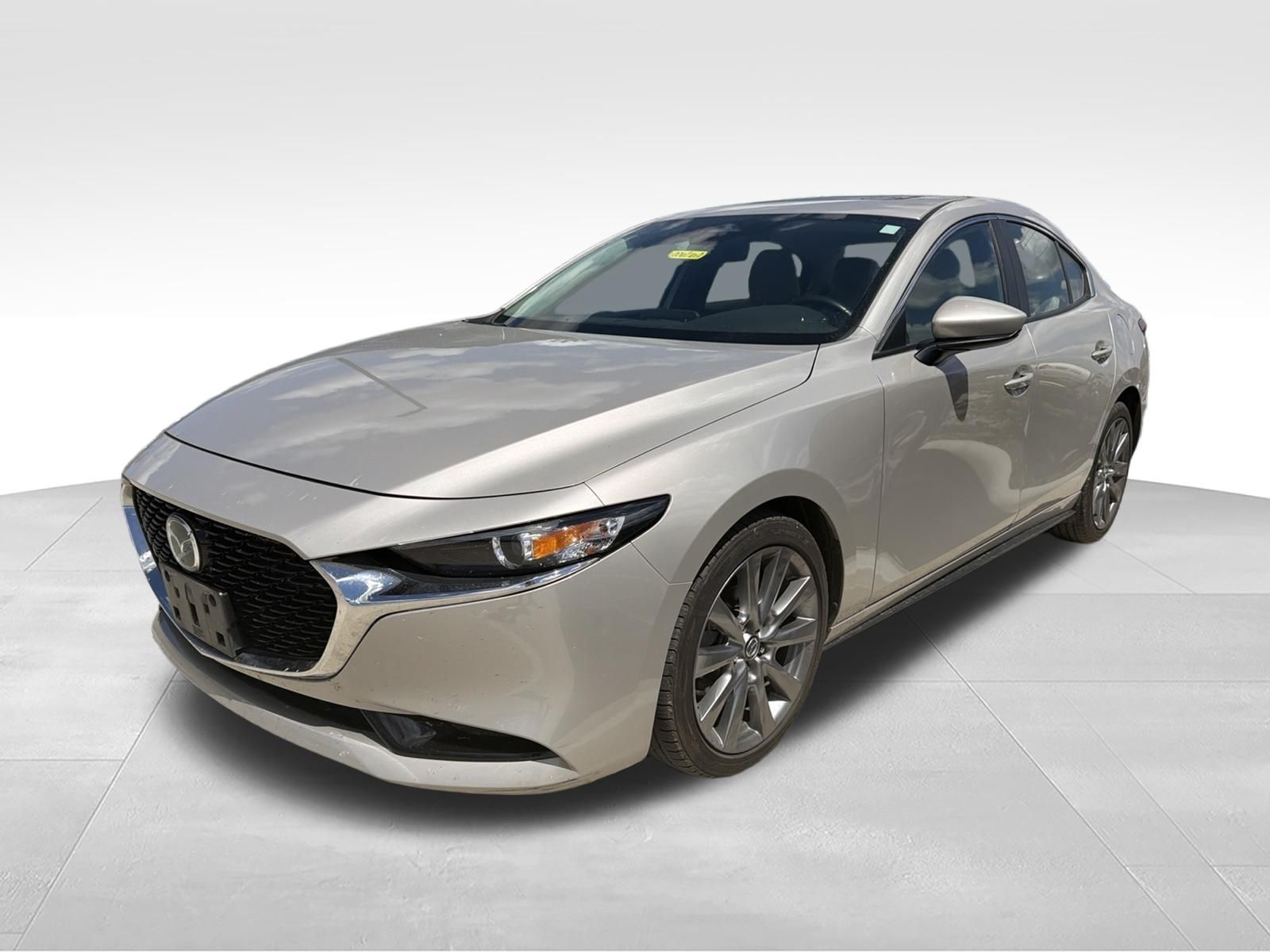 Gray (Platinum Quartz Metallic) 2024 Mazda MAZDA3 Sedan Front-Wheel Drive 6-Speed Automatic