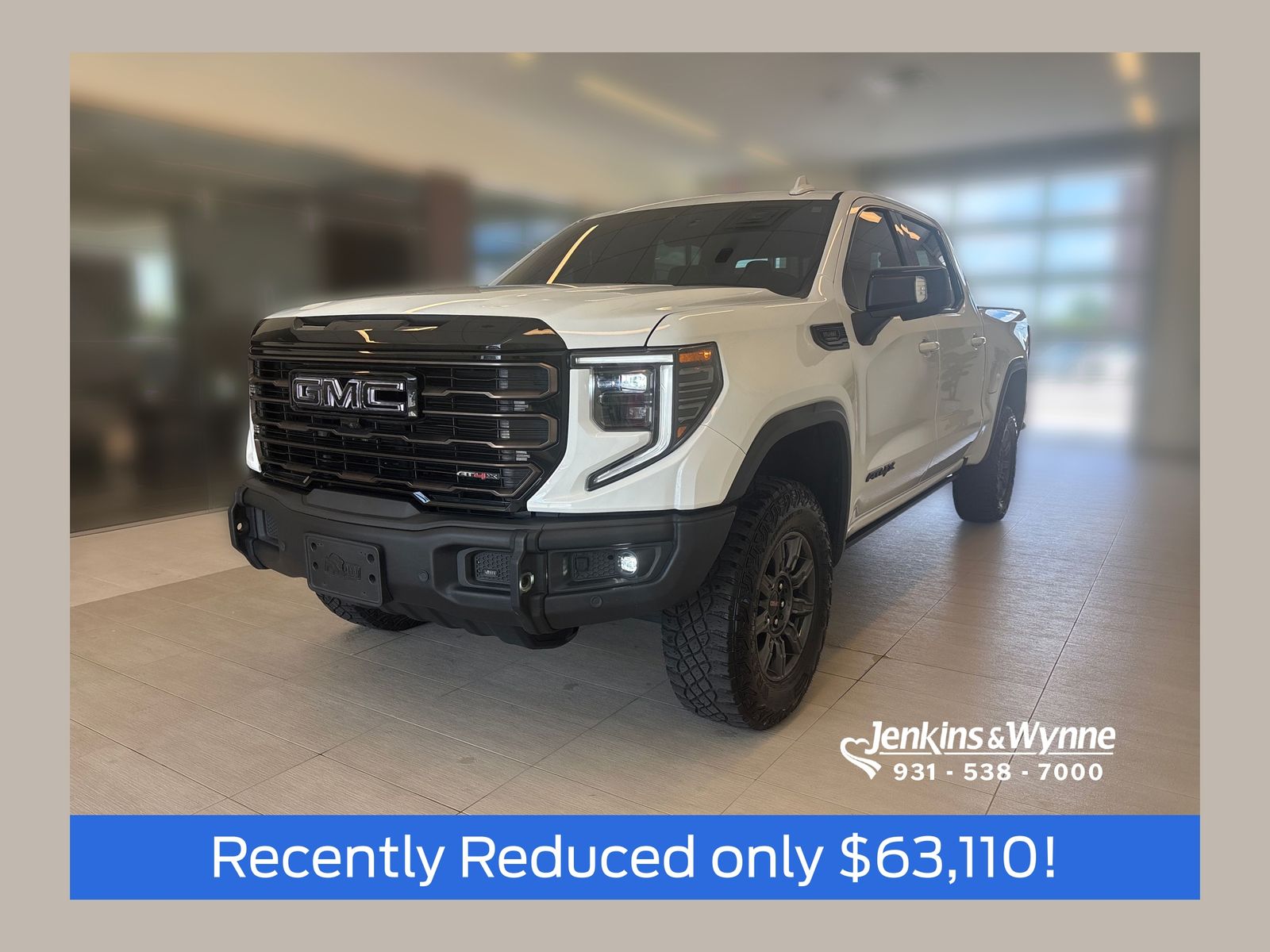 Summit White 2025 GMC Sierra 1500 Pickup Truck Four-Wheel Drive Automatic