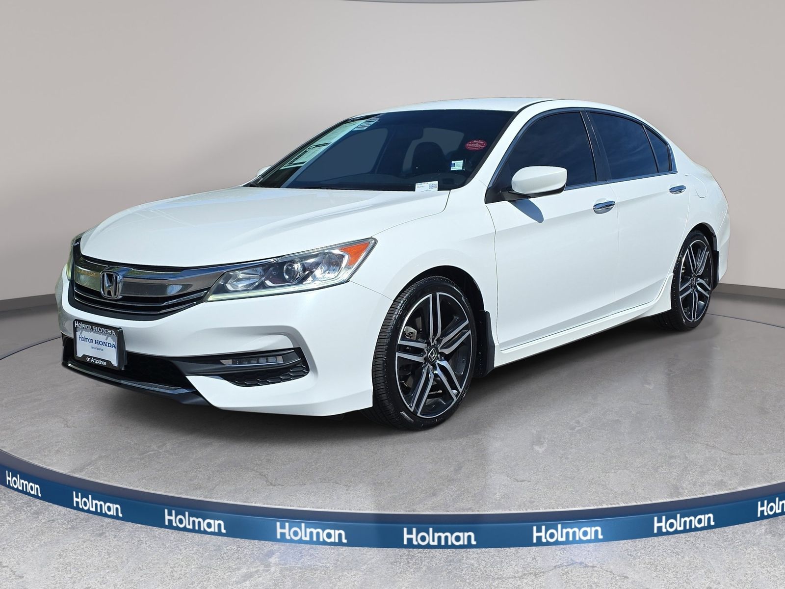 White Orchid Pearl 2017 Honda Accord Sport FWD Sedan Front-Wheel Drive Continuously Variable Transmission