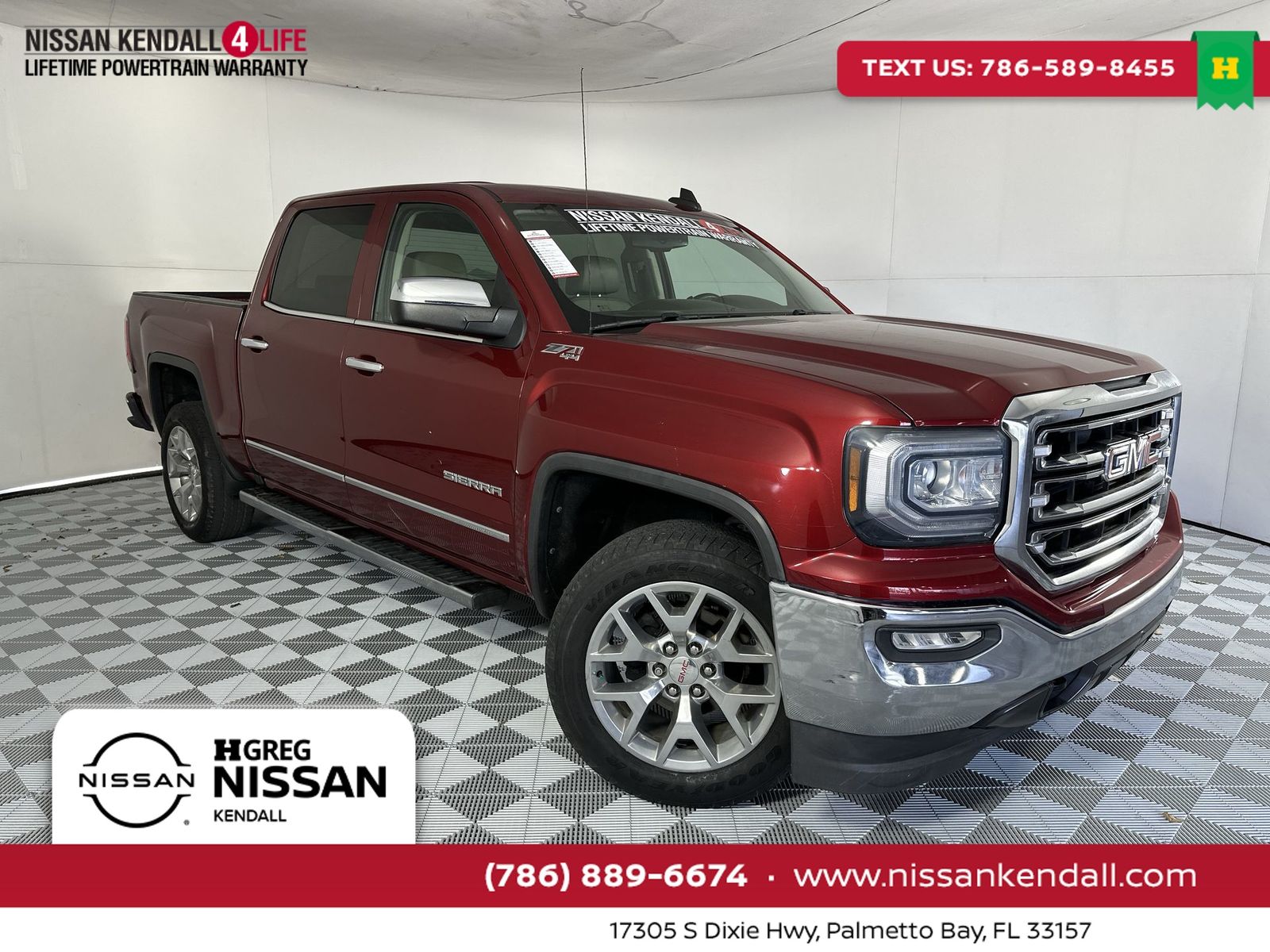 2018 GMC Sierra 1500 SLT Crew Cab 4WD