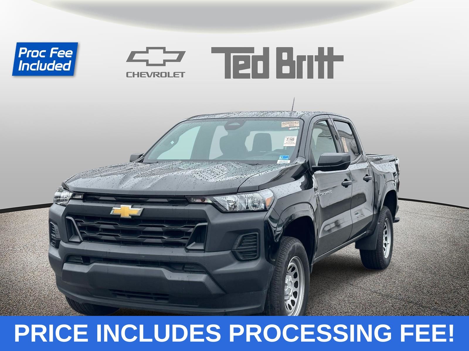 Black 2024 Chevrolet Colorado Work Truck Crew Cab RWD Pickup Truck 4X2 8-Speed Automatic