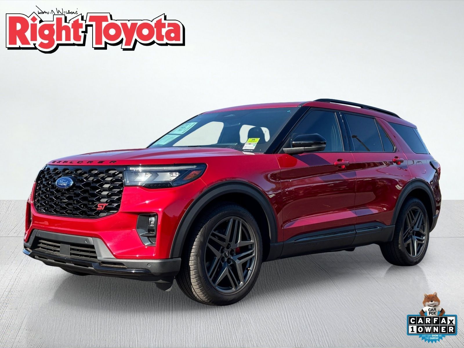 Red Metallic 2025 Ford Explorer SUV / Crossover All-Wheel Drive Automatic
