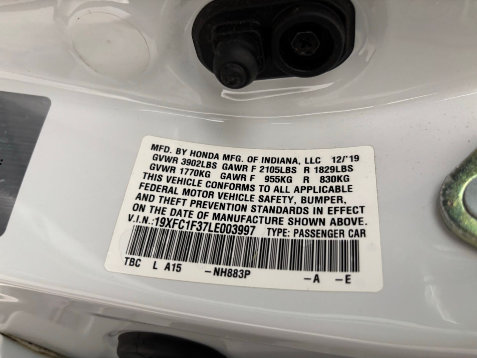 Used Car 2020 Honda Civic  Ex For Sale Under $25,000 In Austin, Texas