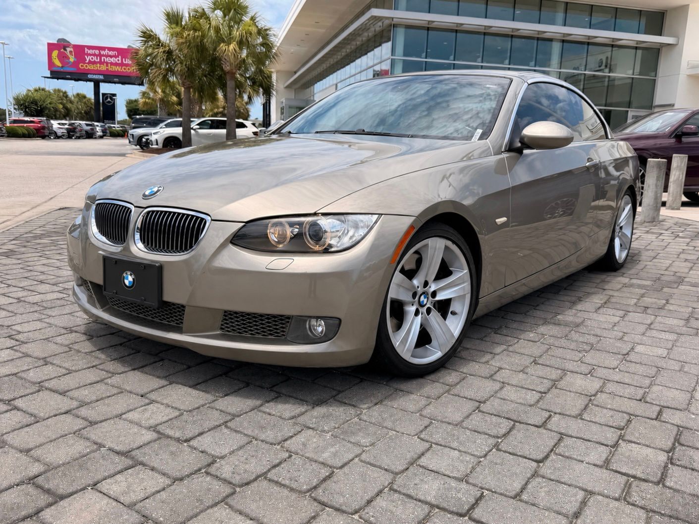 Bronze Metallic 2008 BMW 3 Series Convertible Rear-Wheel Drive 6-Speed Automatic