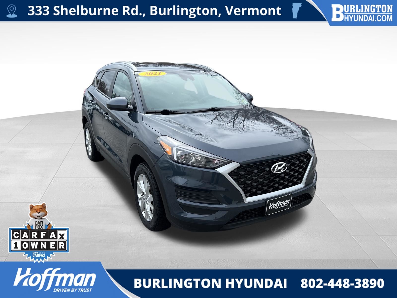 Dusk Blue 2021 Hyundai Tucson Value AWD SUV / Crossover All-Wheel Drive 6-Speed Automatic