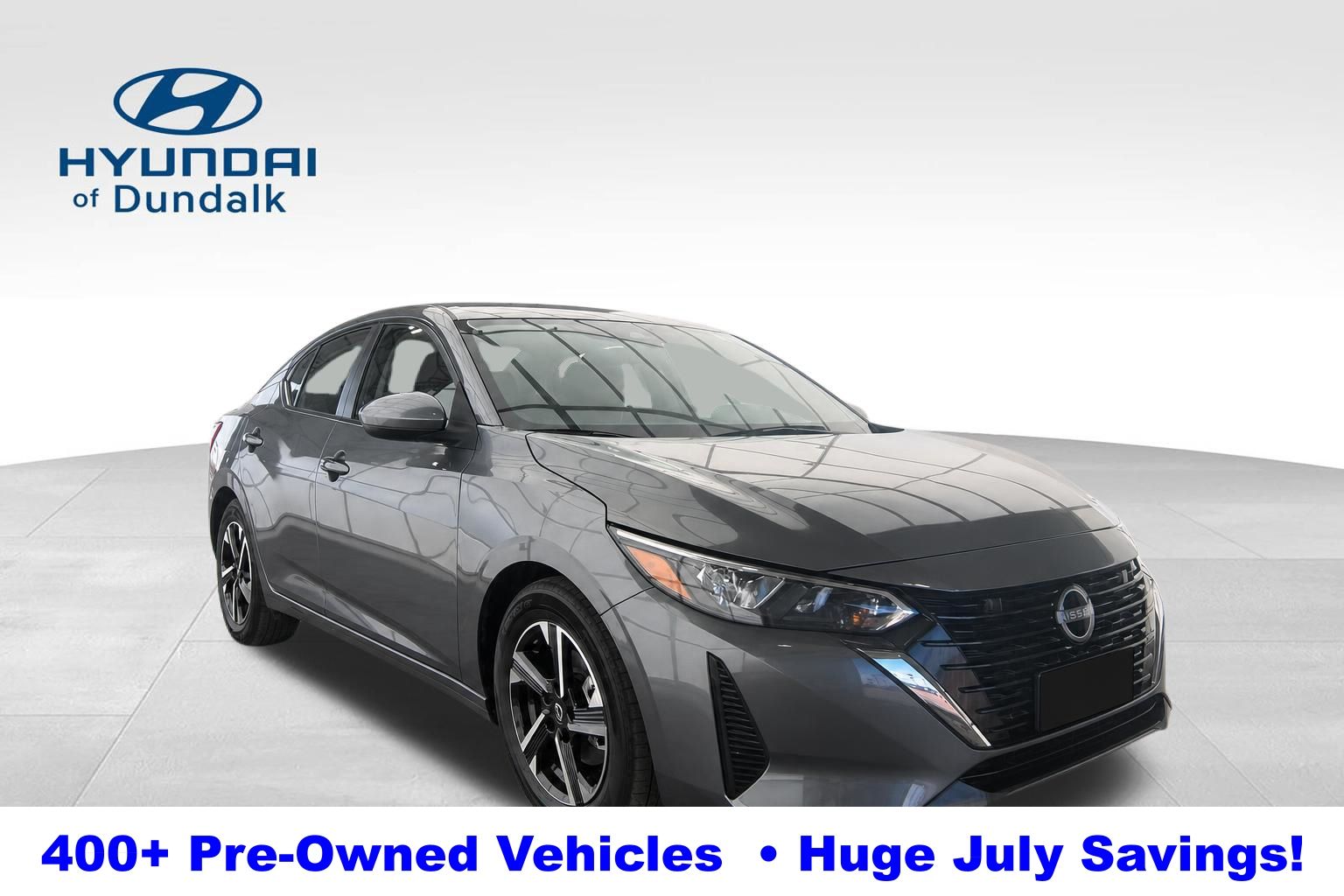 Gray (Gun Metallic) 2025 Nissan Sentra Sedan Front-Wheel Drive Continuously Variable Transmission