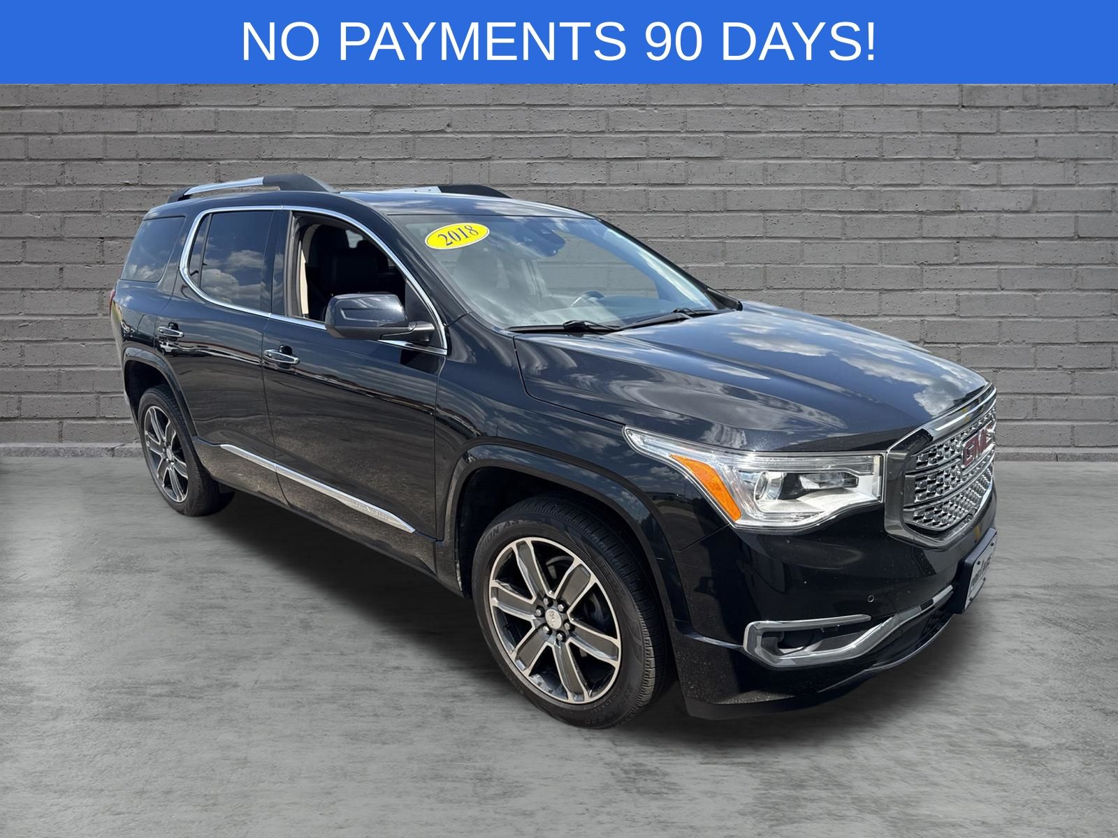 Black (Ebony Twilight Metallic) 2018 GMC Acadia SUV / Crossover Four-Wheel Drive 6-Speed Automatic